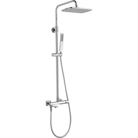 Columna de ducha con grifo cromado LAVEO Tores