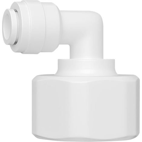 1 Pièces Filtre à eau Raccords Rapides, Filetage Femelle 1/2 Pouces à 1/4 Pouces Tube OD, Raccords de Tuyau en Plastique Osmose Inverse Type L (1/5)