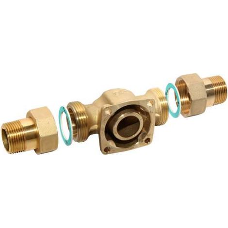 Resideo Honeywell drehbares Anschlussstück DA74C Messing 1 '', A, DA74C-1A (1/5)
