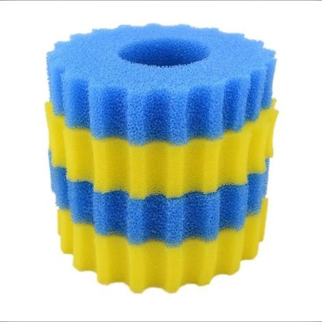 Mousse de remplacement PU pour filtres pressurisés CPF-2500/3500 - Lot de 4, média filtrant physique haute densité, couleurs mixtes, installation facile (1/5)