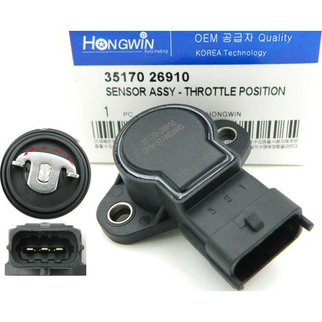 Capteur de position du papillon des gaz 35170 26910 3517026910 pour véhicules Hyundai et Kia (1/5)