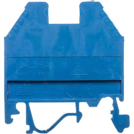 Gewindeschienenverbinder 2,5 mm² blau VS 2,5 PA N 003901001