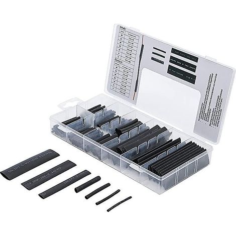 diy Assortiment De Gaines Thermortractables Noir 127 Pices (1/5)
