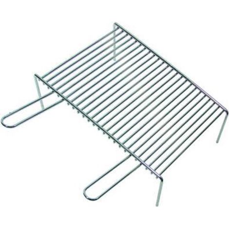 Griglia Pesante Con Piedi 2 Manici - cm.50x35x7h.