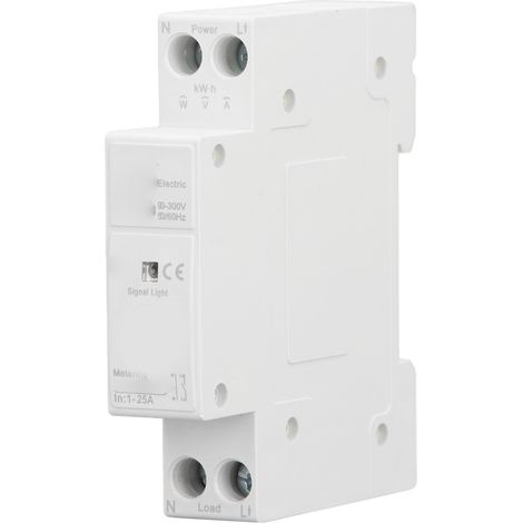 Disjoncteur pour télécommande APP Zigbee avec interrupteur de surveillance sur rail Din AC90-300V 25A (1/5)