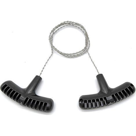 Tragbare Outdoor-Überlebensausrüstung – Taschensäge – Überlebensseil für die Wildnis – Multifunktionales Notfallwerkzeug – 2er-Pack (1/5)