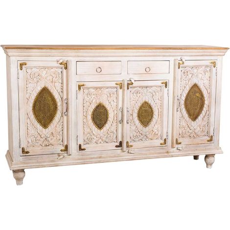 Aparador de madera acabado artesanal 178x43x102h cm (1/5)