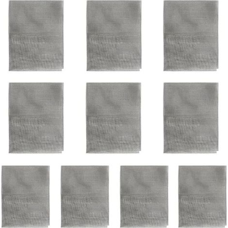 Treillis de Soudure en Plastique de 10 PièCes RenforçAnt L'éCran de Grillage D'Acier Inoxydable pour les RéParations Thermoplastiques, Kit de Soudure en Plastique (1/5)