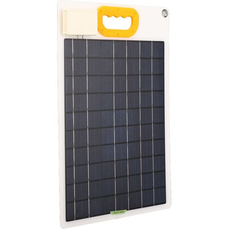 Panneau Solaire Monocristallin 30W Portable avec Double USB - Charge Rapide pour Power Bank, Ordinateur Portable, Tablette, GPS
