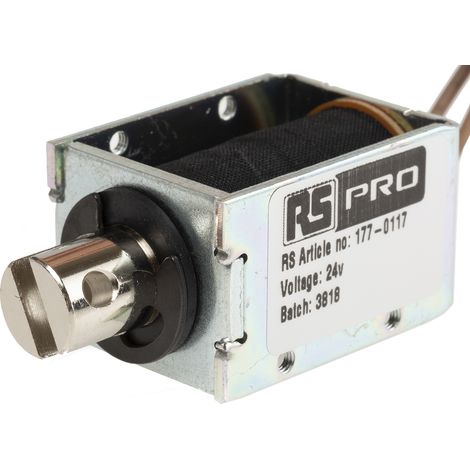 Electroaimant linéaire RS PRO 24 V 40 x 24 x 29 mm ( Prix pour 1 ) (1/3)