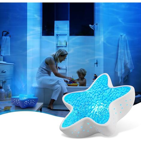Projecteur Ciel Étoilé Sans Fil, Veilleuse Enfant avec 7 Modes de Couleur et Luminosité Réglable, Batterie 2000mAh Autonomie 12h, Lampe d’Ambiance USB-C pour Chambre, Camping, Fête (1/5)