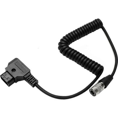 Cordon d'alimentation Sound Devices 688 633 F8 DTAP vers prise mâle Hirose 4 broches, cordon d'alimentation à ressort (kns) (1/5)