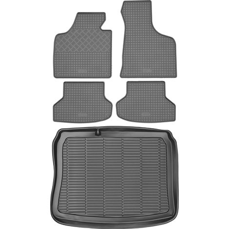 Set di tappetini in gomma per auto e tappetino per bagagliaio per Audi A3 II 8P Sportback dal 2004 al 2012. (1/5)