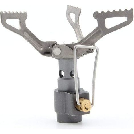 BRS-3000T Folding Burner Titanium Outdoor High Fire Small Gas Stove Mini Pocket Burner (1/5)