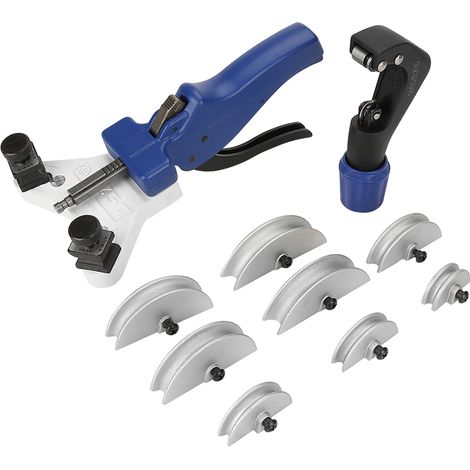 Cintreuse manuelle pour tubes cuivre WK-666, outil de pliage de tuyaux 5-12mm, kit de cintrage à main pour plomberie, matériel robuste. (1/5)