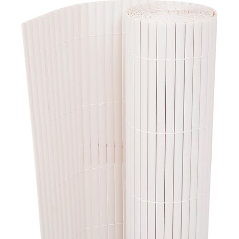 Clôture de jardin-Grillage de jardin Double face 90 x 300 cm Blanc (1/5)