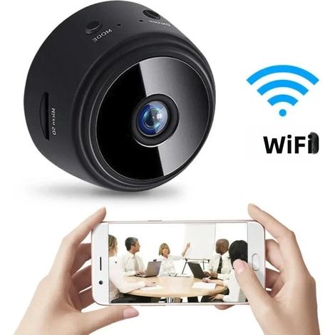 Mini caméra de sécurité sans fil A9, télécommande WiFi, résolution 1080p, objectif 2 mm (1/5)