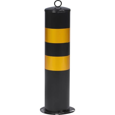 Barrière De Stationnement Réfléchissante Borne De Sécurité D’Allée en Acier Laminé À Froid Protection D’Allée Haute Visibilité pour Entrées Parkings Trottoirs Et Pistes Cyclables (1/5)
