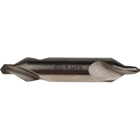 Foret HSS RS PRO foret de centrage à double extrémité 4.8mm x 64 mm ( Prix pour 1 ) (1/3)