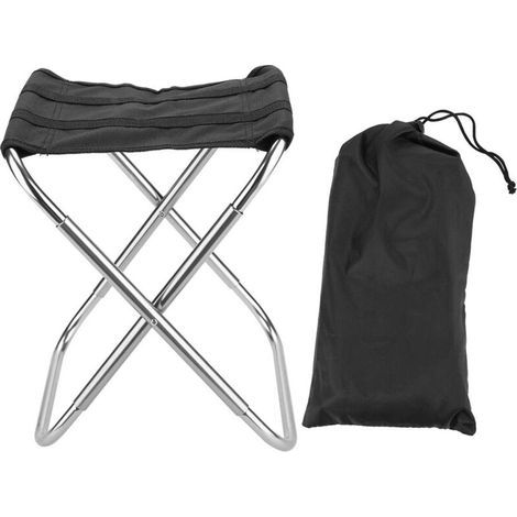 Tabouret pliant, tabouret de pique-nique, chaise de jardin portable, pour camping, pêche, randonnée, voyage (1/5)