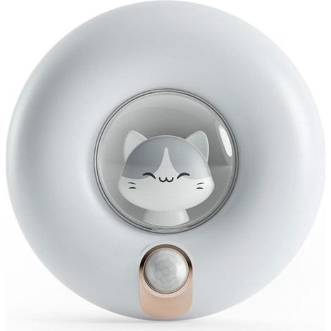 Veilleuse à capteur de mouvement rechargeable pour enfants, éclairage d'armoire à intensité variable pour placard, chambre, couloir, abri de toilette, garage