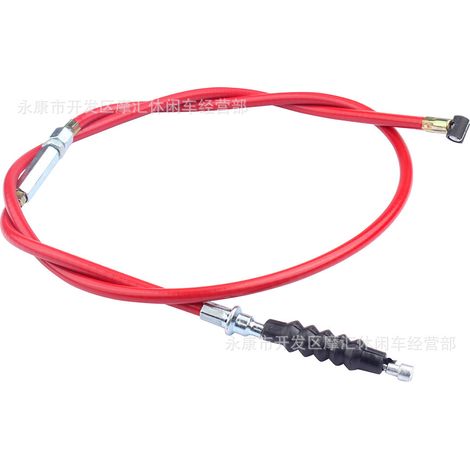 Off-road motorcycle ATV four-wheel beach vehicle accessories 50CC-140CC CRF/XR70 clutch cable pull cord red (1/4)