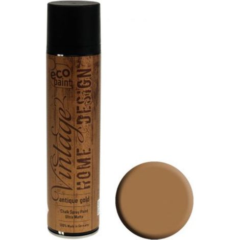 Colorante / Vernice spray opaca "Vintage home design da 400 ml / Oro antico (1/5)