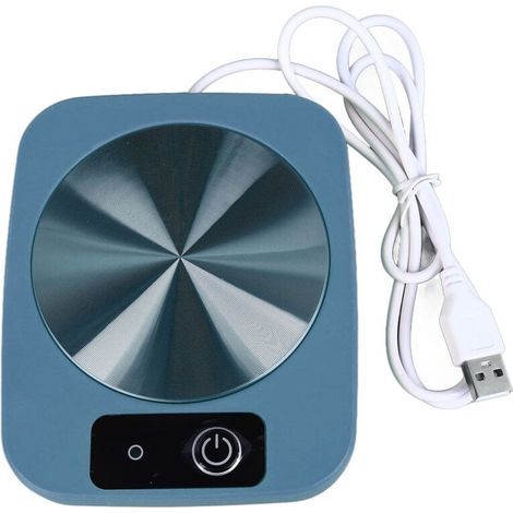 Intelligenter Kaffeewärmer mit konstanter Temperatur, USB-betriebener tragbarer Becher für Büro, Reisen und Zuhause, blau (1/5)