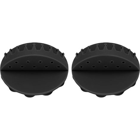Attrape-cheveux Mural 2PCS Silicone à Forte Adhésion - Récupérateur pour Douche Étanche, Facile à Nettoyer, Empêche les Bouchons, Universel (1/5)