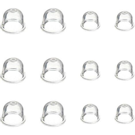 BUNTHAUS 12 Pièces Carburateur Amorce Pompe Ampoule 19 mm et 22 mm Poire Pompe Amorcage Accessoires de Carburateur pour Debroussailleuse Tronçonneuse Souffleur Tondeuse (1/4)