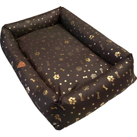 Hundebett 75x65 cm, weich, strapazierfhig, abnehmbar, wasserdichter Bezug