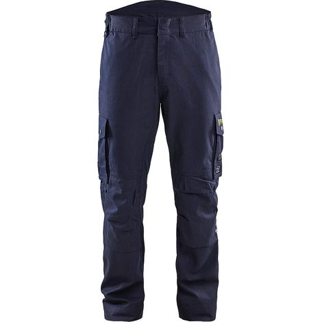 Pantalon de travail retardant flamme inhérent 1417 - Marine 3XL - FR(54) - SE(C60) - Courtes