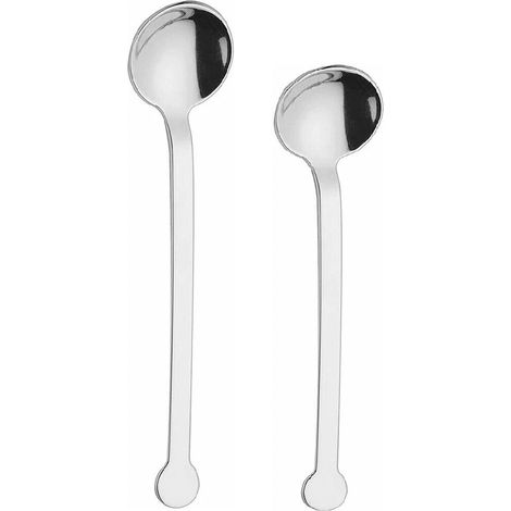 Set 24 Cucchiaini in Acciaio Inox 18/10 12 Riflesso Moka 10 cm e 12 Tea 13 cm QUALITA' E STILE Made in Italy Design Moderno Professionale per Casa, Bar e Hotel USO PROFESSIONALE O DOMESTICO (1/5)