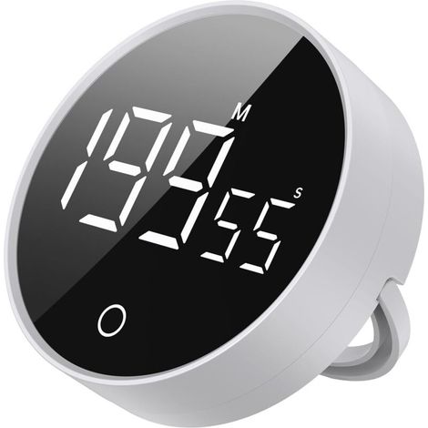 Digitale Küchenuhr, großes, helles Display, Countdown von 199 Minuten, starker magnetischer Rücken, einfach zu bedienen, perfekt für Küche, Klassenzimmer und (1/5)
