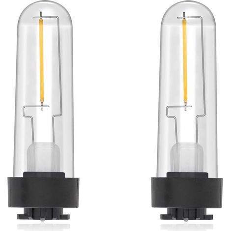 Luci solari sostituzione di 3 V, bianco caldo 3000 K, per il giardino, passo carraio, cortile, ecc, confezione da 2 (1/5)