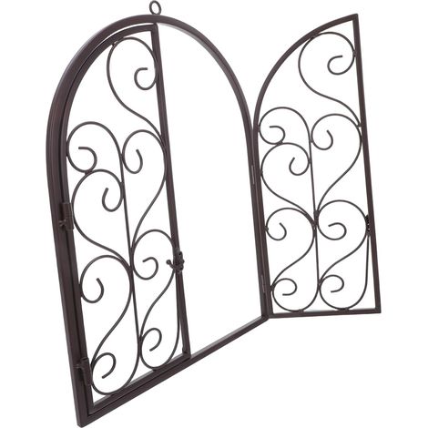 Cadre De Fenêtre Cintrée Décoration Murale De Jardin Pour Entrée Ou Chambre Façade Murale Pour Extérieur (1/5)
