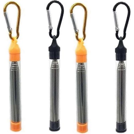 Tuyau d'incendie extérieur en acier inoxydable, souffleur de feu, outil pour feu de camping, rétractable JN (1/5)