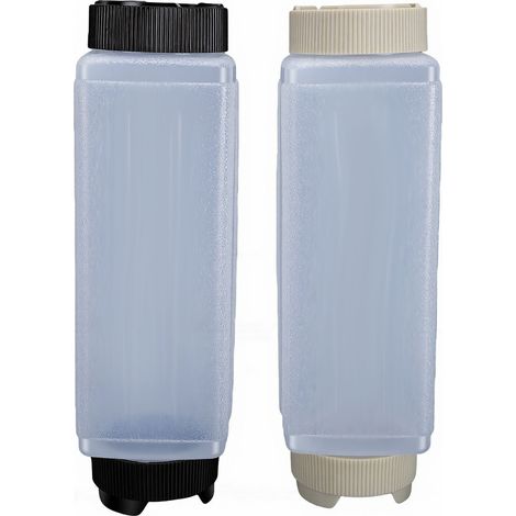 Bouteilles à presser pour condiments, rechargeables, en plastique, inversées, pour sirop, miel, vinaigrette, barbecue, cuisine, maison (1/5)