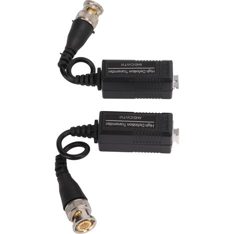 1 Paire de Balun Vidéo Passif HD pour Caméras AHD TVI CVI et Systèmes CCTV (1/5)