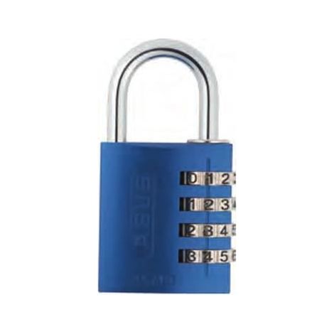 Cadenas à combinaison - ABUS - 465574 - Aluminium anodisé - Bleu mat - Code 3 chiffres (1/4)