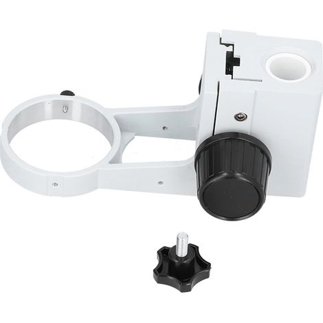 76mm Support de mise au point réglable pour microscope trinoculaire binoculaire stéréo, colonne diamètre 25mm (1/5)