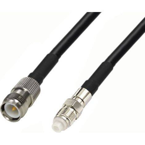 Cavo antenna con connettore FME / connettore RPTN RG58 1 m