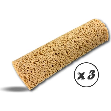 Balai épongeur avec recharge  Essorage par levier  280 mm - Quantité x 3 - Recharge pour balai épongeur