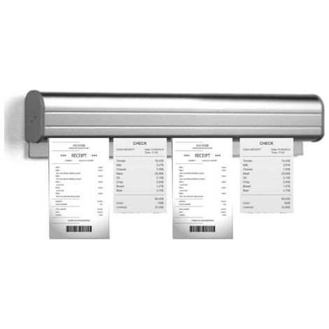 Porte Bon de Commande Restaurant 30CM Porte Bon de Commande en Alliage d'Aluminium Support pour Bons de Commande pour Reçus Chèques Cuisine Hôtel Menu (1/4)