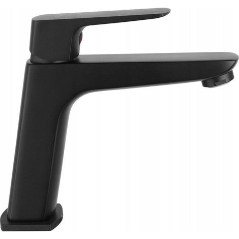 Ferro Vitto VerdeLine rubinetto lavabo nero opaco design moderno