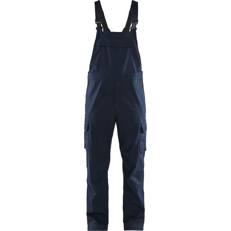 Salopette de travail industrie stretch 2D - Marine foncé/Noir 3XL - FR(54) - SE(C60) - Courtes