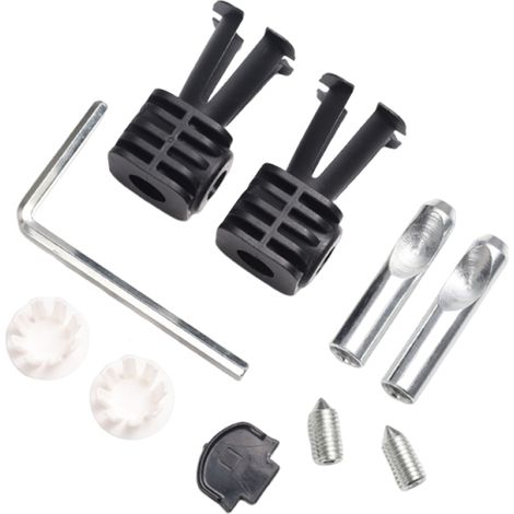Kit De Fixation Cuvette Sanicompact - Fixation Latérale À Quatre Pieds - Pour Toilettes Broyeuses - Noir - 1 Pièce (1/5)