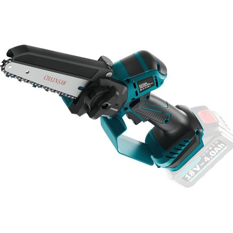 15-cm-Mini-Akku-Kettensäge für Makita 18 V, bürstenlos, automatische Schmierung, 7500 U/min und 10 m/s, ohne Akku (1/5)