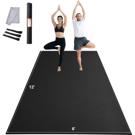Tappetino per Esercizi Yoga Premium ad Alta Densità Antiscivolo (1/5)