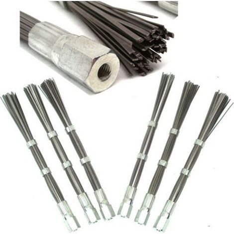 6 Stück Stahlbürstenzopf Ersatzbürsten Bürstenzöpfe 56759 Kehrmaschine (1/5)